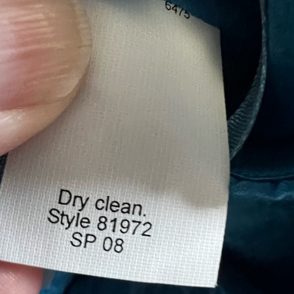 Strapless cyan blue lightweight textured dress - Picture 7 of 7